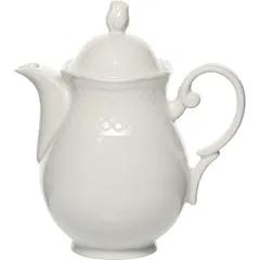 Кофейник «Афродита» фарфор 1л D=45,H=210,L=190мм белый