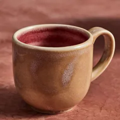 Кружка «Аврора Везувиус Роуз Кварц» фарфор 340мл бежев.,бежев., изображение 3