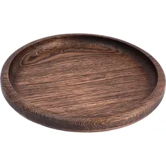 Serving dish  oak  D=250, H=25mm  wood theme