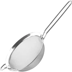 Colander-sieve “Prootel”  stainless steel  D=18, H=10, L=37 cm  metal.