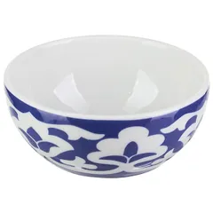 Bowl “East” porcelain 170ml white,blue