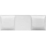 Менажница 3 секции прямоугольная фарфор ,H=16,L=337,B=112мм белый