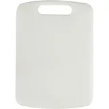 Доска разделочная с ручкой полиэтилен ,H=15,L=370,B=210мм белый