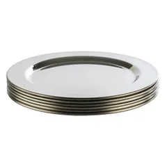 Подставка под стакан сталь нерж. D=120,H=25мм металлич., изображение 3