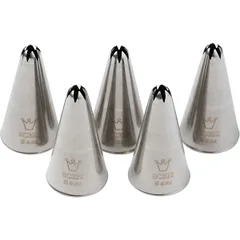 Pastry nozzle “Closed star”[5 pcs] stainless steel D=25/4,H=47mm