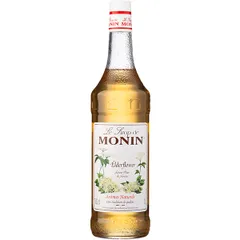 Сироп «Бузина» Monin стекло 1л D=85,H=320мм, Вкус: Бузина, Объем по данным поставщика (мл): 1 000
