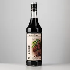 Сироп «Шоколад» Pinch&Drop стекло 1л D=85,H=330мм черный, изображение 3