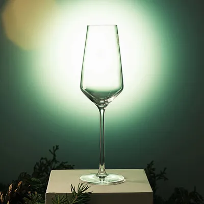 Бокал-флюте «Ультим» стекло 210мл D=44,H=232мм прозр., изображение 3