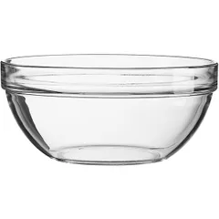 Salad bowl “Empileable” glass 2.9l D=23,H=10.5cm clear.