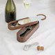 Открывалка для шампанского «Вуден Сетс» с пробкой вакуумной в чехле орех,сталь нерж. ,H=8,L=25,B=8см, изображение 8