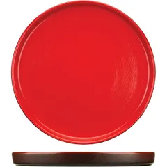 Plate “Carmine” with side ceramics D=26,H=3cm red,black