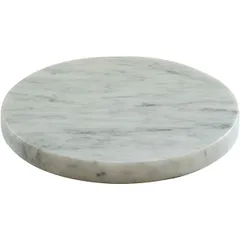 Serving dish marble D=218,H=25mm white