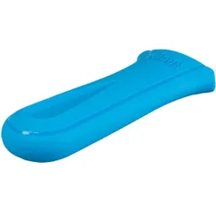 Removable handle for frying pan  silicone  L=14.5 cm  blue.