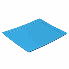 Lid for gastronorm container GN 1/2  polyprop.  blue.