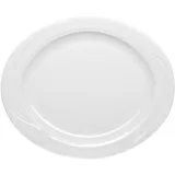 Блюдо «Аркадия» овальное фарфор ,H=25,L=330,B=275мм белый