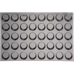 Confectionery mold “Circle”[40pcs] silicone, fiberglass 30ml D=59,H=13mm