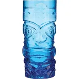 Glass for cocktails “Tiki” glass 465ml D=73,H=165mm blue