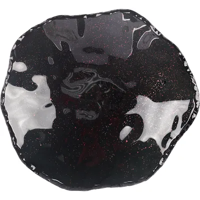 Салатник «Космос» стекло 150мл D=19см черный, изображение 2
