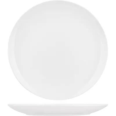 Тарелка «Коллаж» без борта фарфор D=24,H=2см белый, Диаметр (мм): 240