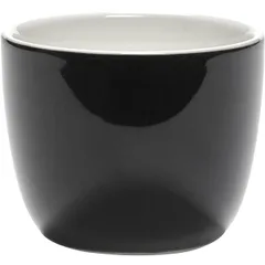 Coffee cup “Pass-partout” without handle  porcelain  135 ml  D=70, H=57mm  black, white