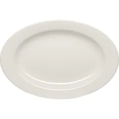 Блюдо «Кашуб-хел» овальное фарфор ,H=3,L=28,B=20см белый