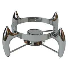 Подставка для мармита 12399 с горелкой сталь нерж. серебрист.