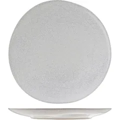 Plate ceramics D=28cm white