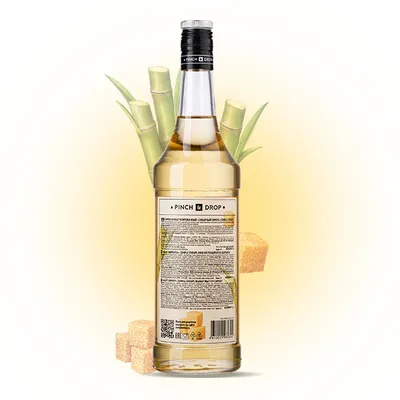 Сироп «Сахарный» Pinch&Drop стекло 1л D=85,H=330мм, Состояние товара: Новый, Вкус: Тростниковый сахар, Материал: Стекло, Объем по данным поставщика (мл): 1000, изображение 4