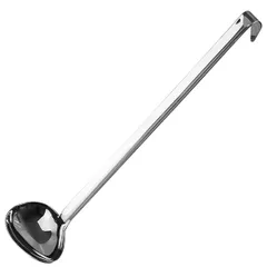 Spoon for Prootel sauce  stainless steel  70 ml  D=105/70, L=440/70, B=105mm  metal.