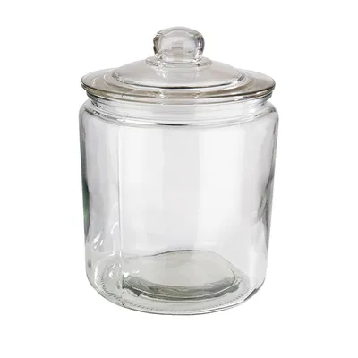 Банка «Классик» круглая с крышкой стекло,стекло 4л D=18,H=26см прозр.