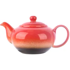 Teapot “Agate” porcelain 0.8l D=87,H=90,L=190mm red