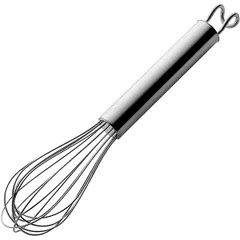 Whisk made of 16 wire elements  stainless steel  L=33/17cm  metal.