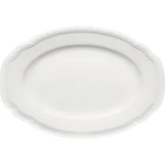 Dish “Stuttgart” oval  porcelain , L=27cm  white