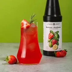 Основа для напитков «Фейхоа-Клубника» фруктовая Pinch&Drop 1 кг пластик D=8,H=26см, изображение 3