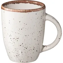 Tea cup “Punto Bianca”  porcelain  300 ml , H=105, B=85mm  white, black