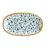 Блюдо сервировочное «Калиф» овальное фарфор ,L=31,B=24см белый,синий