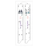 Линейка барная «Байкал», «Nerpa» 0,5, 0,7 л пластик ,L=28,B=2см белый