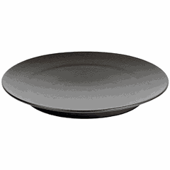 Deep plate “San Pellegrino”  porcelain  D=27, H=3cm  black