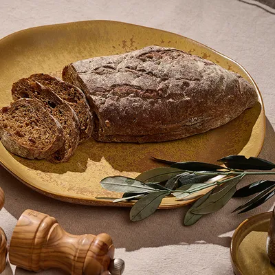 Тарелка «Эггшелл Нейчер» фарфор D=300,H=45мм коричнев., изображение 5