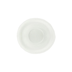 Saucer “America”  porcelain  D=18.5 cm  white