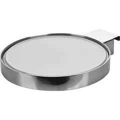 Dish with wall support, with cooling system  porcelain, stainless steel  D=30cm