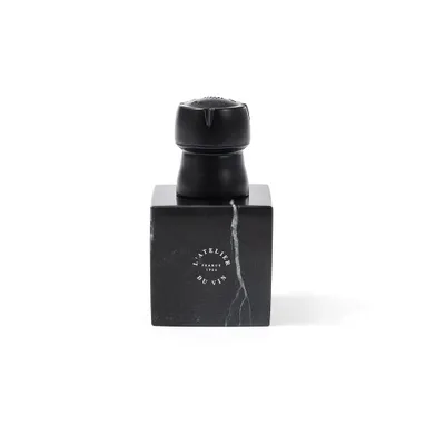 Пробка для шампанского «Bubble cork» с подставкой силикон,мрамор черный