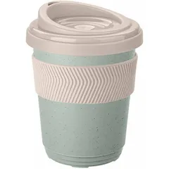 Thermal mug with anti-slip ring  polyprop.  300 ml  D=98, H=123mm  green.