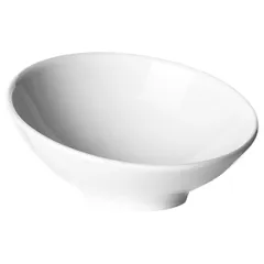 Salad bowl “Monaco White”  porcelain  60ml  D=100, H=45mm  white