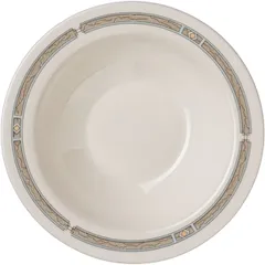 Тарелка глубокая «Каррарэ» для фруктов стекло 200мл D=160,H=35мм бежев.,песочн.