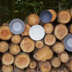 Тарелка пирожковая «Арборесценс» фарфор D=160,H=15мм слон.кость, изображение 3