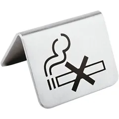 “No smoking” sign  stainless steel , H=45, L=54, B=50mm  metal.