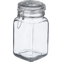 Банка «Кремлин» квадратная с крышкой стекло 1,3л ,H=180,L=96,B=96мм прозр., изображение 3