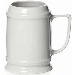Кружка для пива «Белая» Принц фарфор 0,88л D=11,H=15см белый