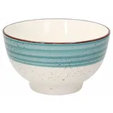 Салатник «Касабланка» керамика 0,62л D=14,H=8см белый,голуб.